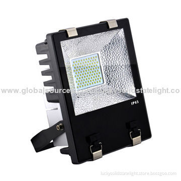 100W LED Floodlight with CE and RoHS Marks, IP65, Power Factor >0.95 with Meanwell Driver